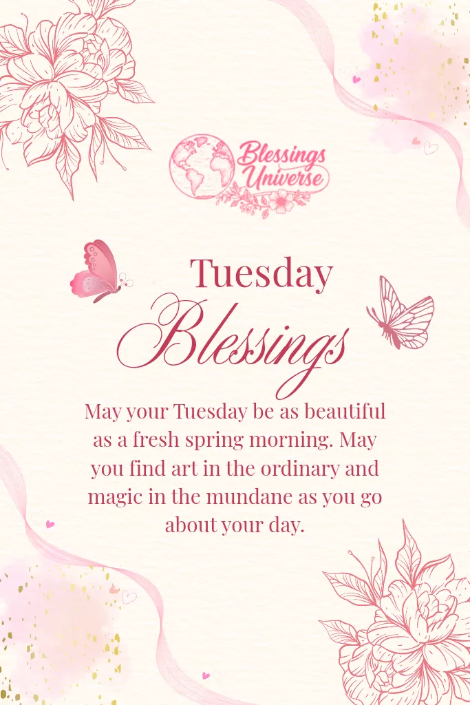 beautiful tuesday blessings