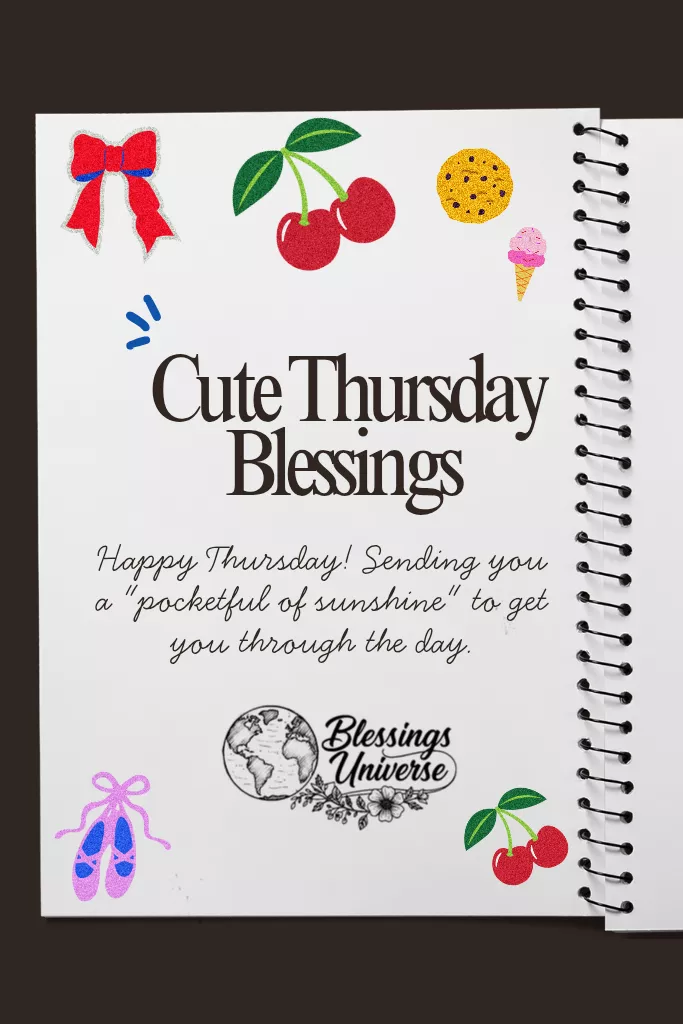 cute thursday blessings