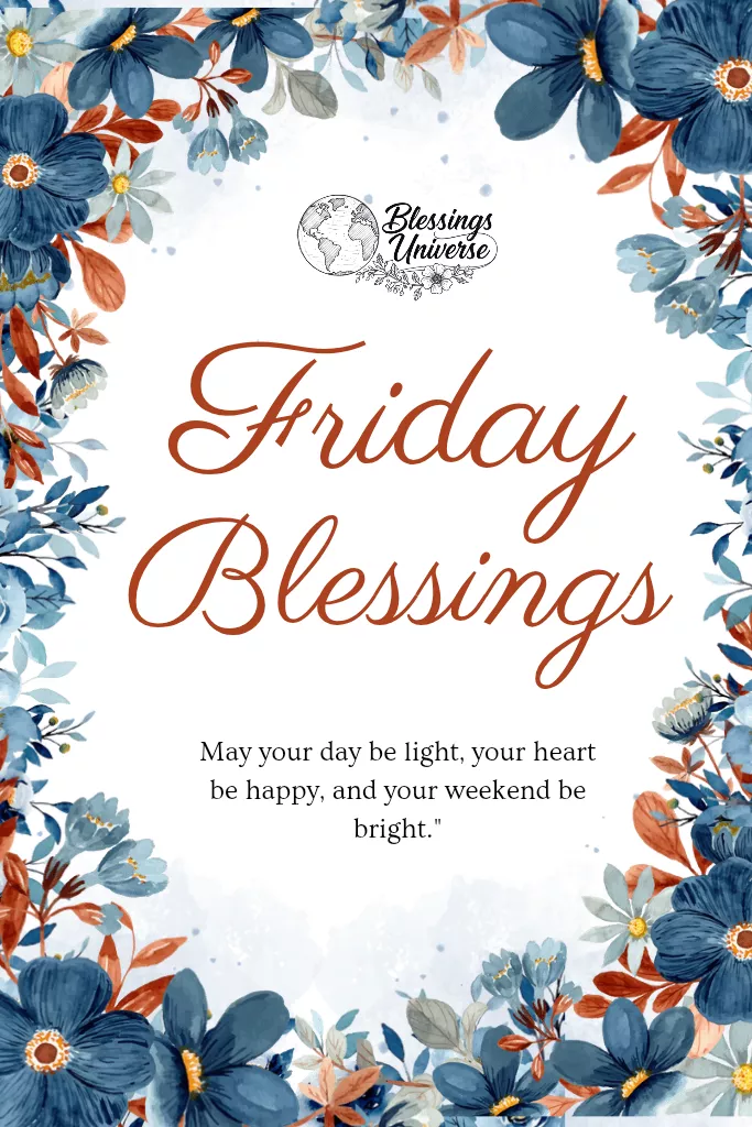 short friday blessings