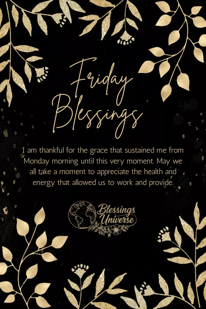 thankful friday message