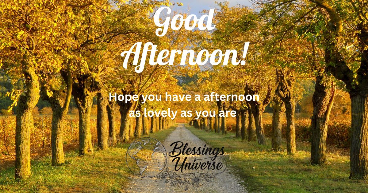 Good Afternoon Blessings Images