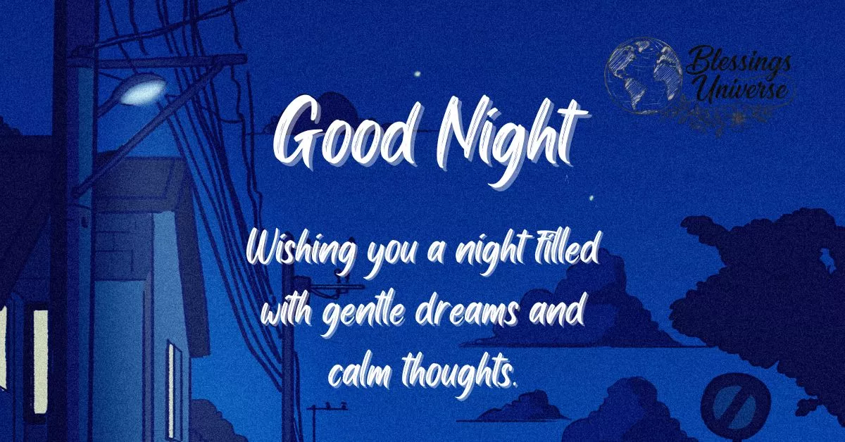 Good Night Blessings