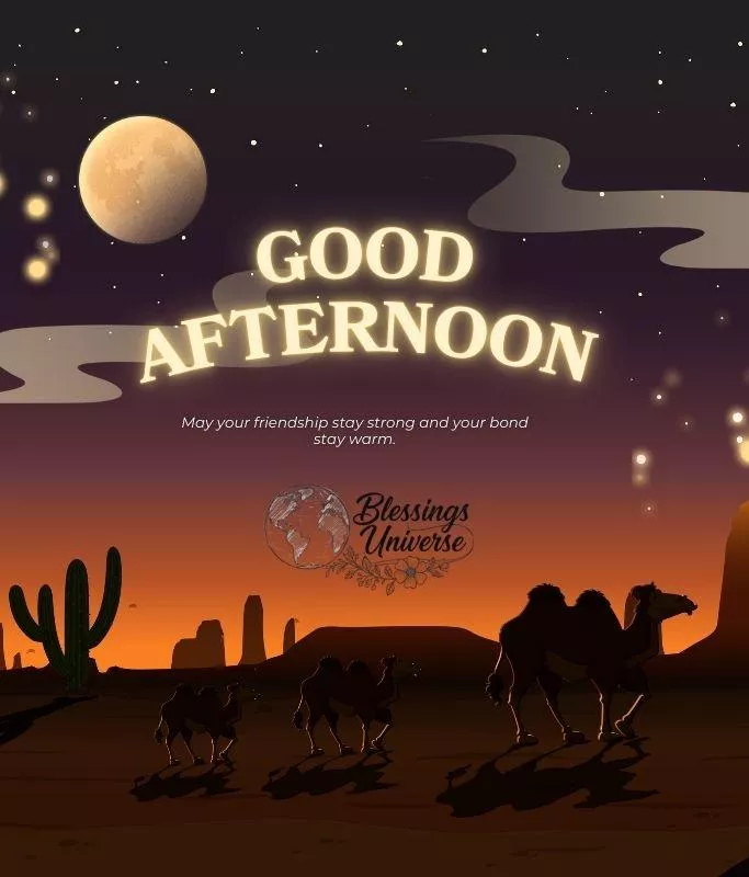 good afternoon blessings for friends