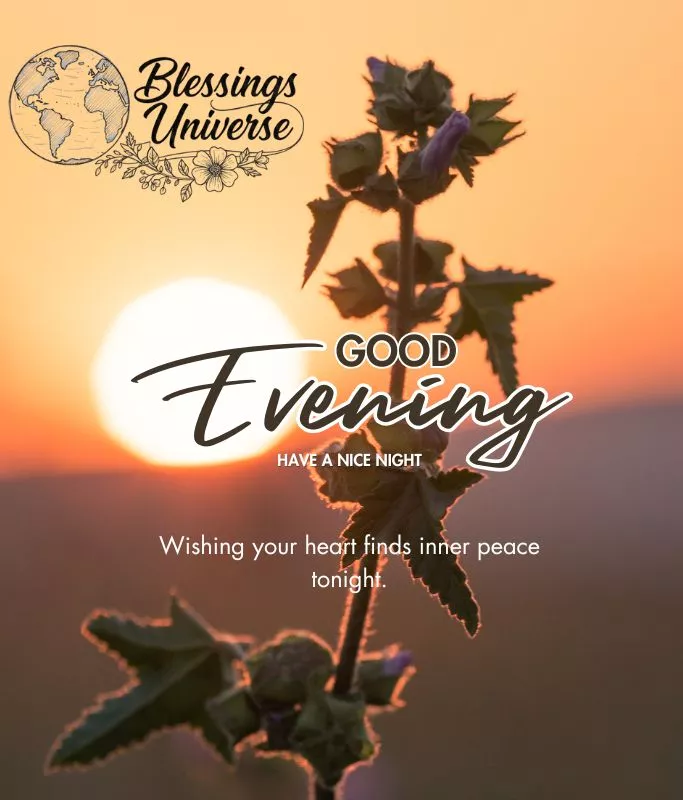 good evening prayers and blessings