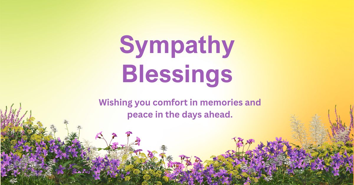 Sympathy Blessings