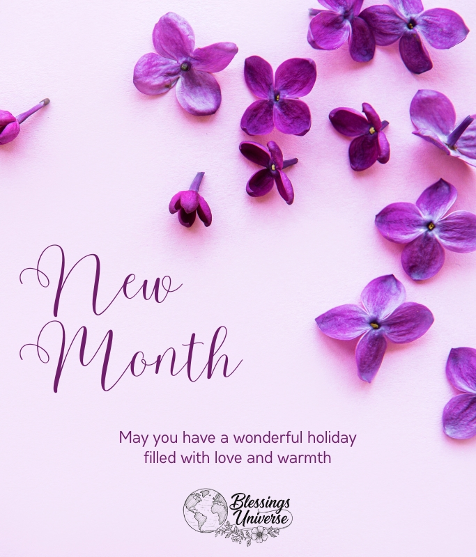 New Month Blessings for Peace
