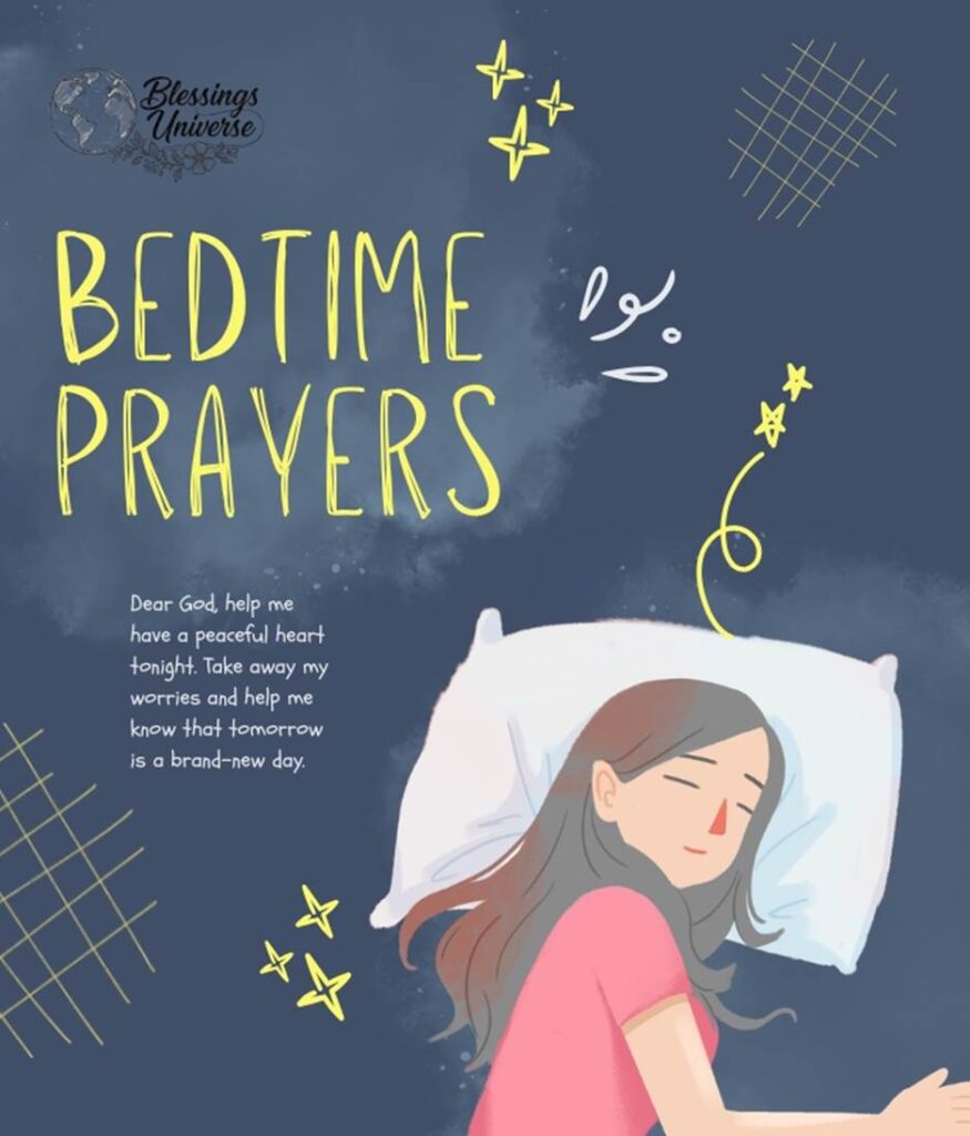 good bedtime prayers