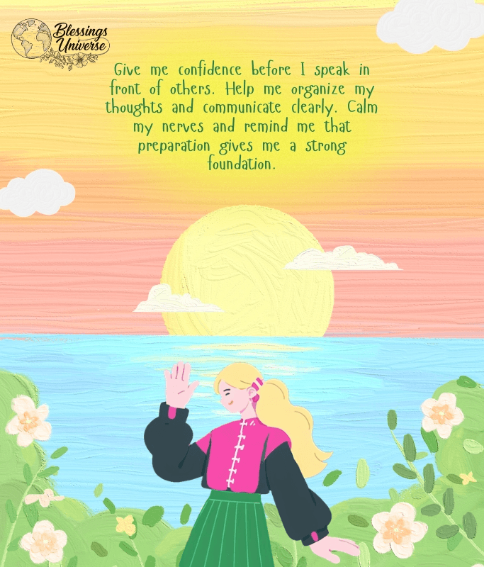 Prayer for Confidence