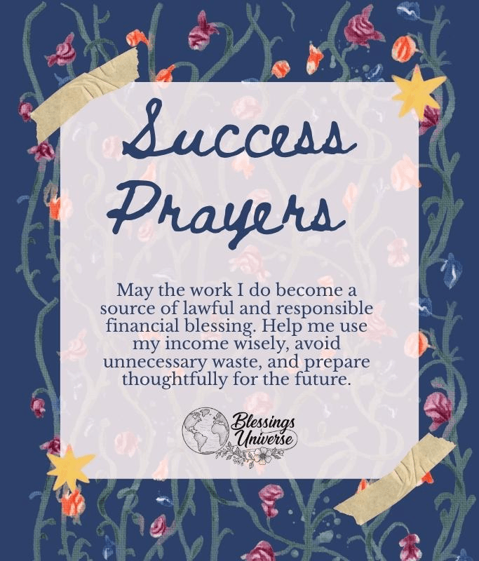 Prayer for Financial Blessings