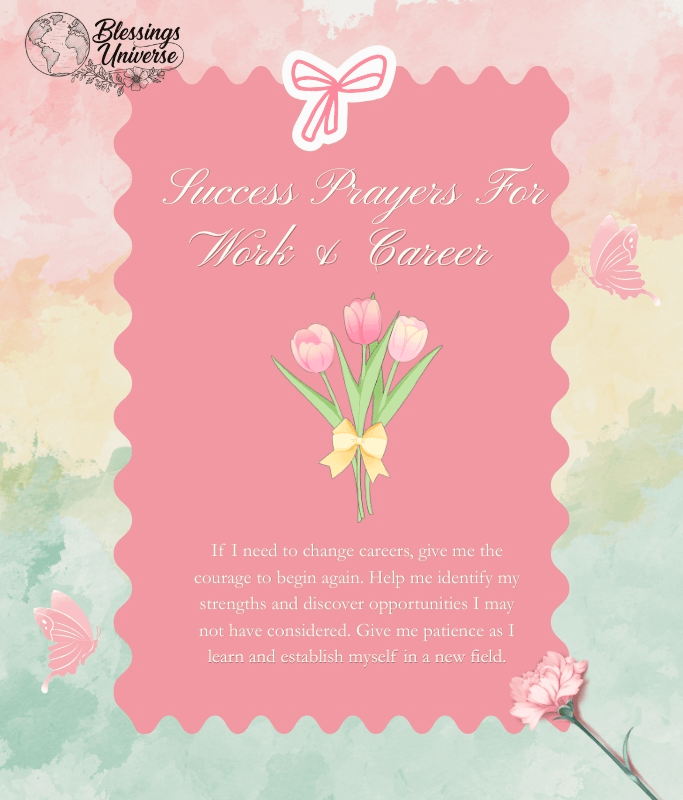 Prayer for a New Career Path
