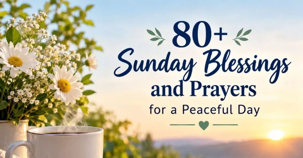 sunday blessings and prayers